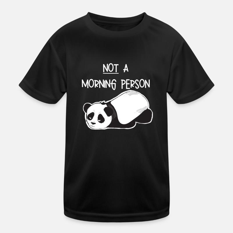 Not a morning person-Grumpy Panda Kids Functional T-Shirt