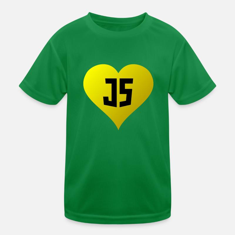 Coeur JavaScript T-shirt sport Enfant