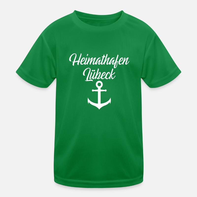 Heimathafen Lübeck Kinder Funktions-T-Shirt