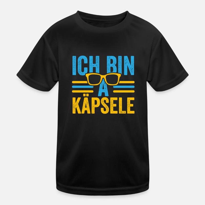 ICH BIN A KÄPSELE by The Manzanita´s Kinder Funktions-T-Shirt