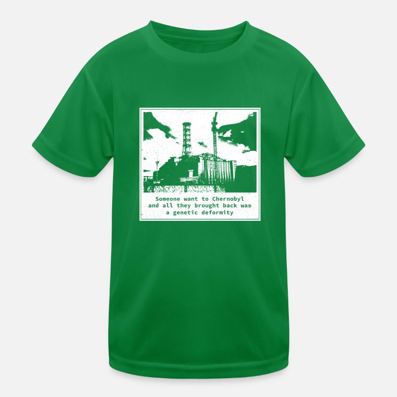 Genetic deformity Chernobyl Geschenk Radiation Kinder Funktions-T-Shirt