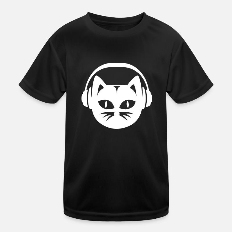 Chat Katze T-shirt sport Enfant