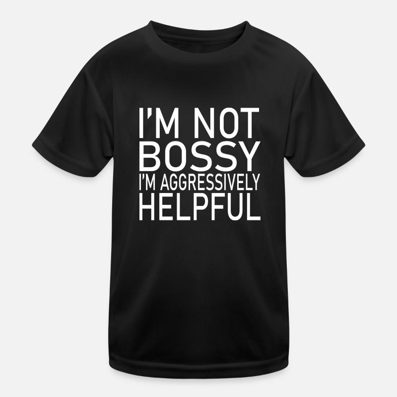 bossy Kinder Funktions-T-Shirt