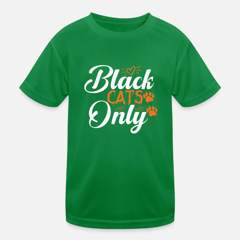 Chats noirs seulement T-shirt sport Enfant