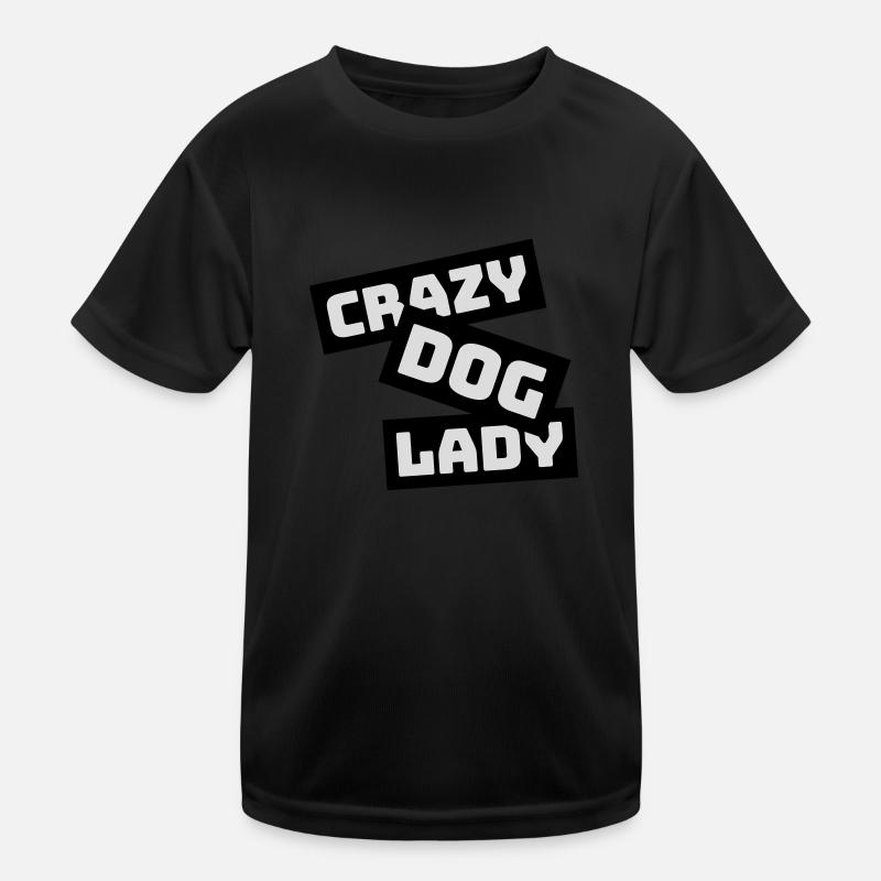 crazy dog lady Zitat Kinder Funktions-T-Shirt