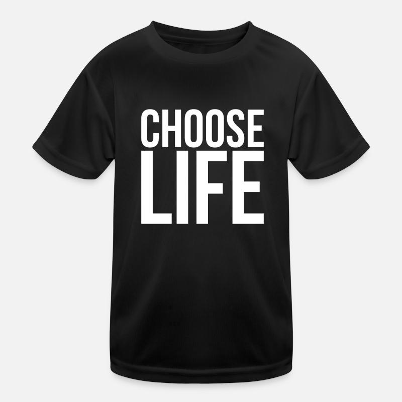 Wähle das Leben Kinder Funktions-T-Shirt