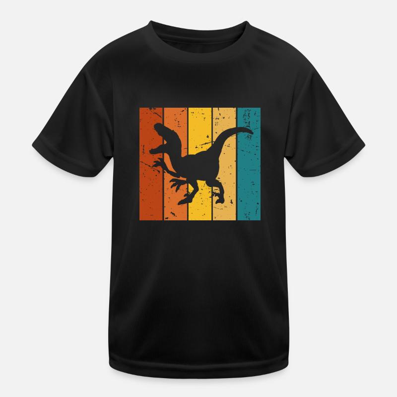 Dinosaurier-Vintage-Geschenk Kinder Funktions-T-Shirt