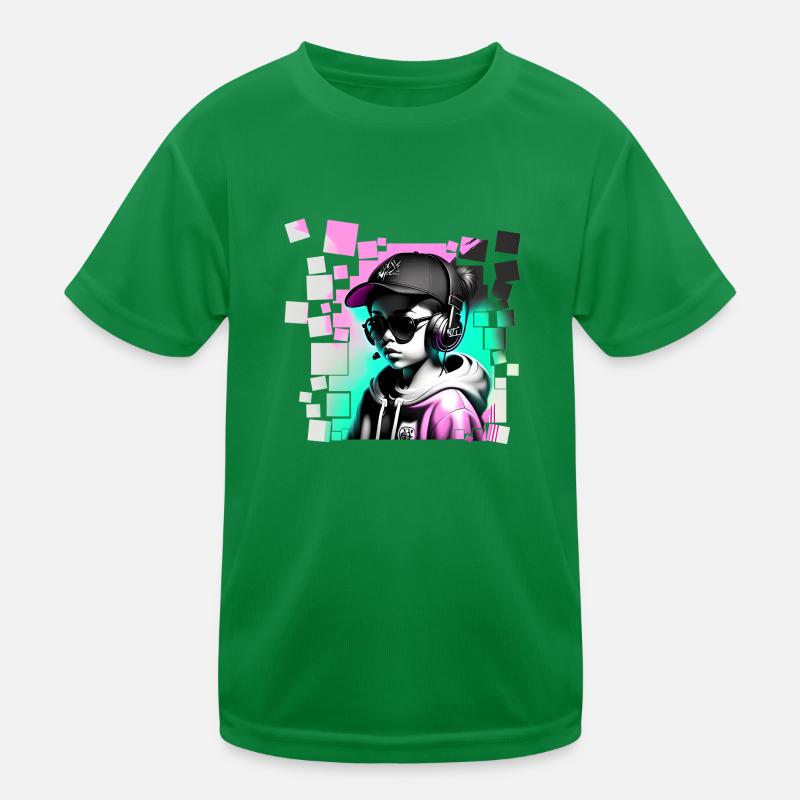 Madchen Kinder Funktions-T-Shirt