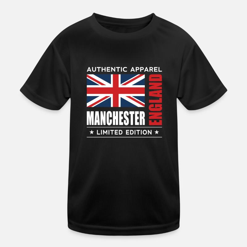 Manchester Kinder Funktions-T-Shirt