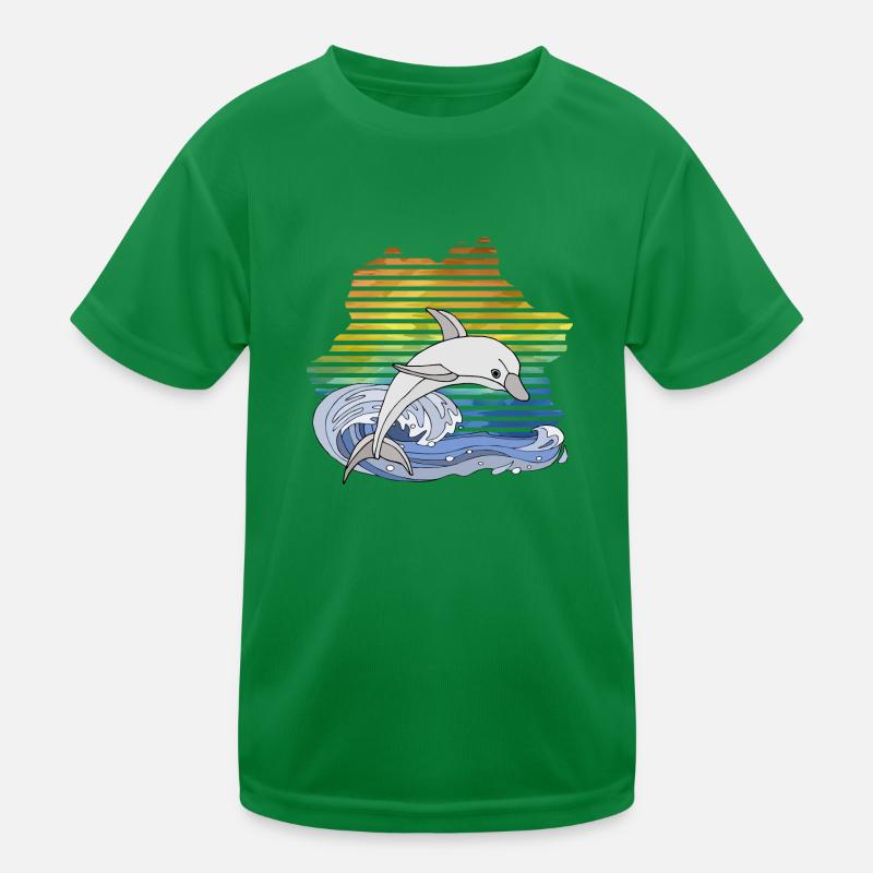 Delfin Kinder Funktions-T-Shirt