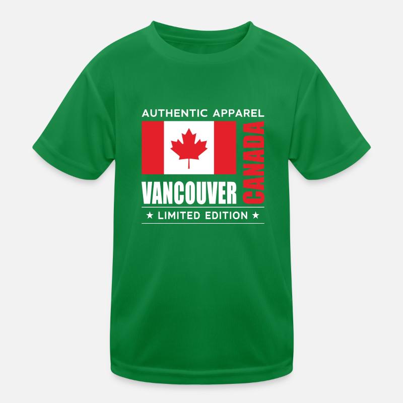 Vancouver Kinder Funktions-T-Shirt