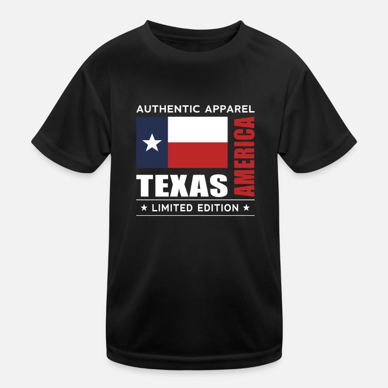 Texas Kinder Funktions-T-Shirt