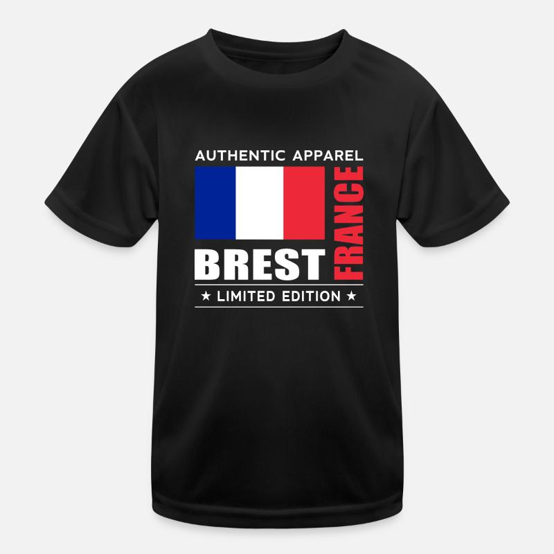 Brest Kinder Funktions-T-Shirt
