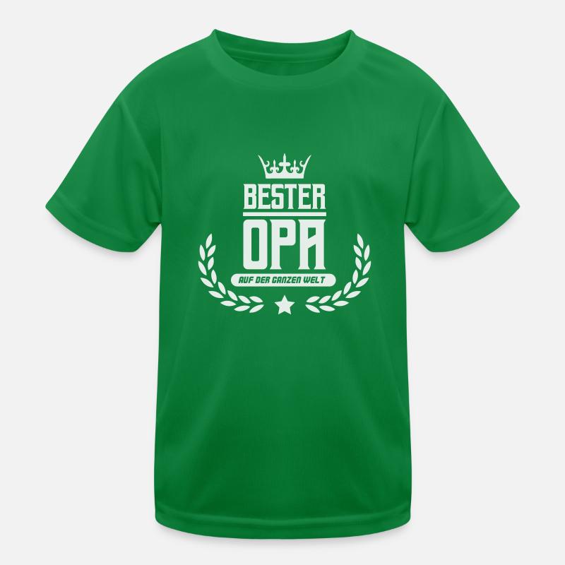 bester opa der welt Kinder Funktions-T-Shirt