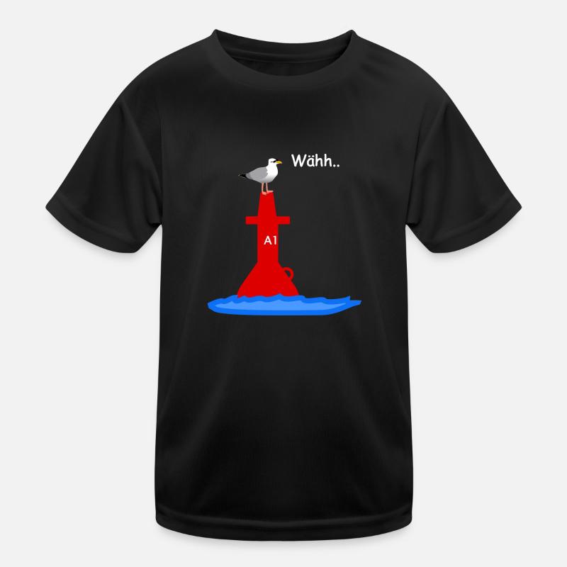 Segler Möwe Kinder Funktions-T-Shirt