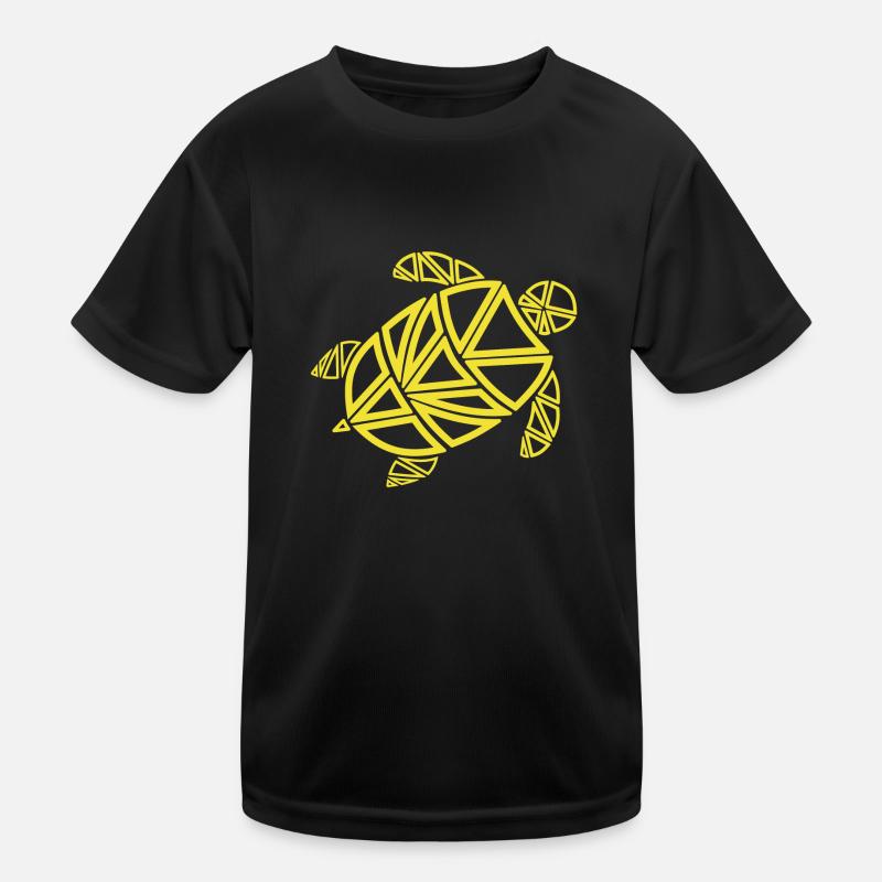 Schildkröte Kinder Funktions-T-Shirt