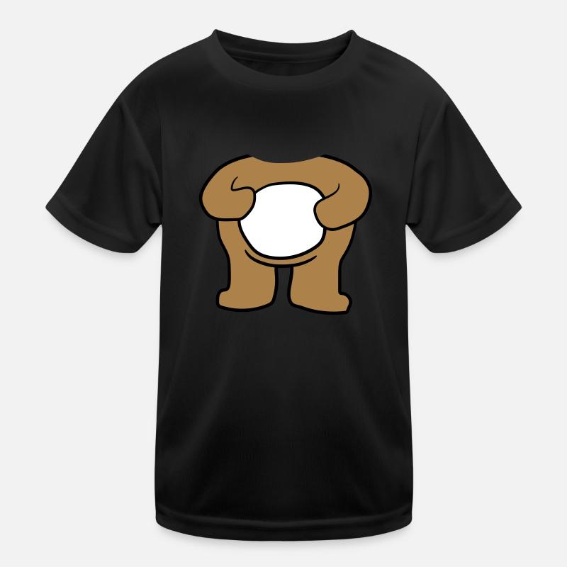 baer koerper without upside-down suesser smaller t Kids Functional T-Shirt