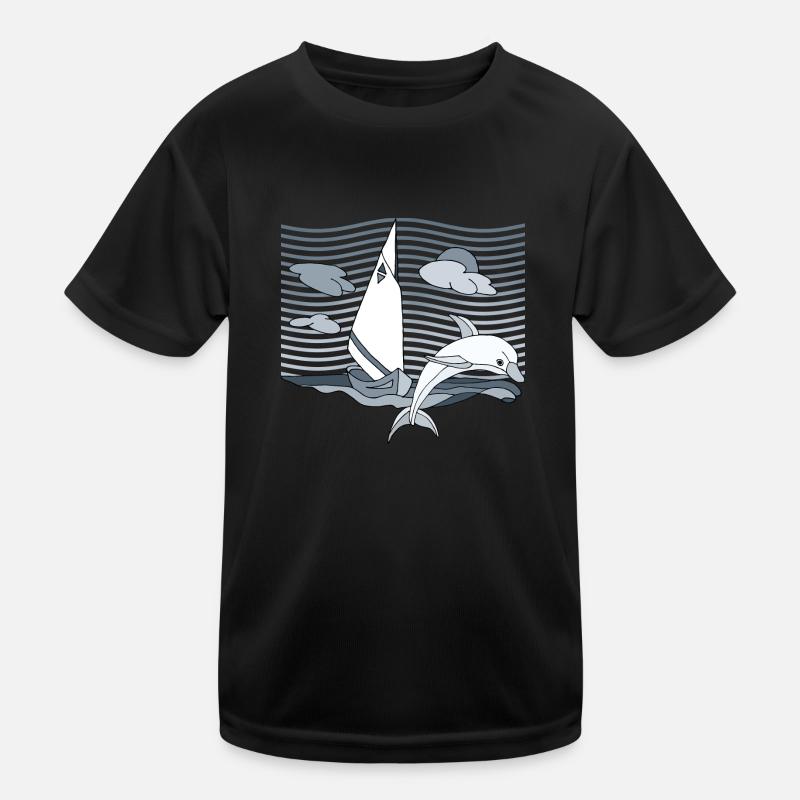 Sailboat Kids Functional T-Shirt
