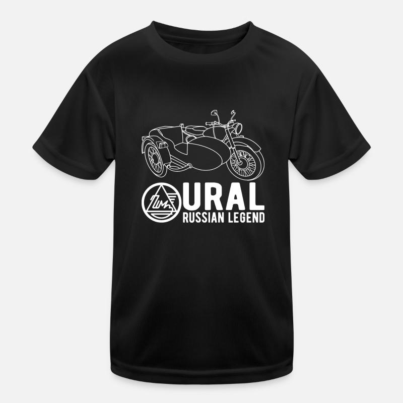 Ural Russian Legend Dnepr USSR Motorcycle Kids Functional T-Shirt