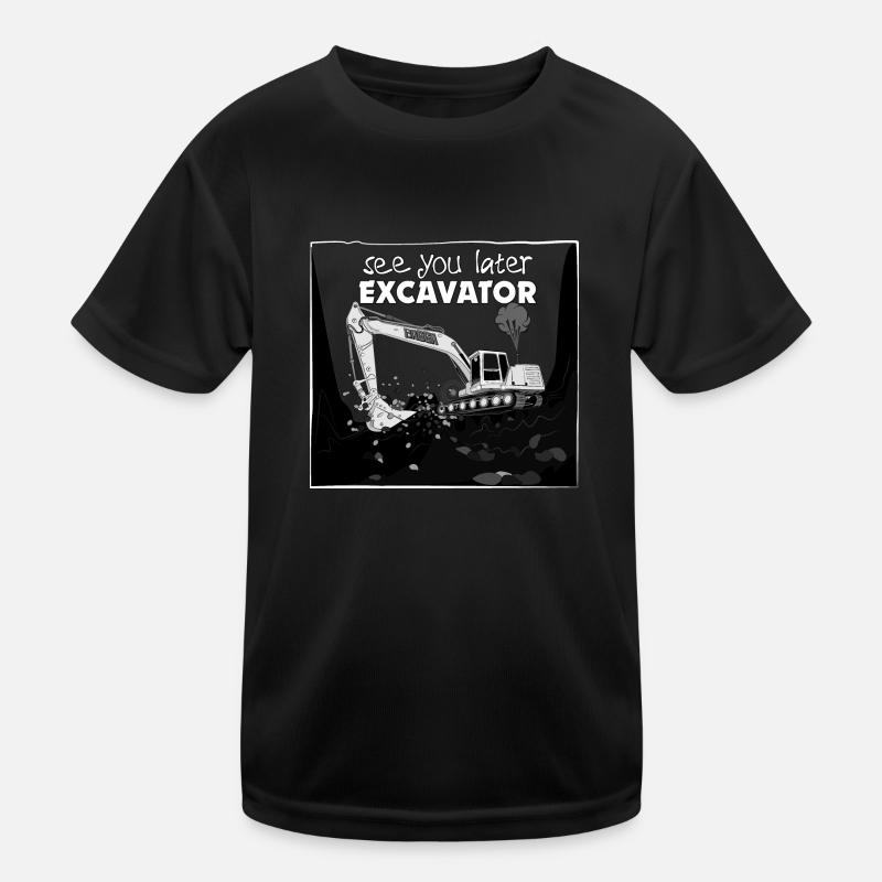 Bagger Kinder Funktions-T-Shirt