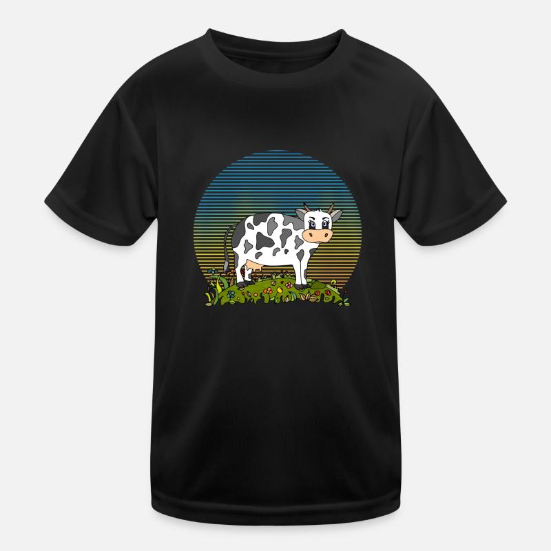 Cow Kids Functional T-Shirt