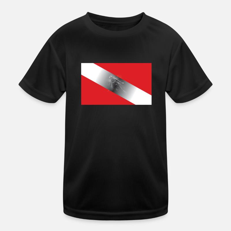 Flagg de plongée T-shirt sport Enfant