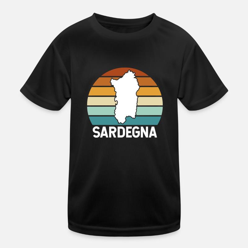 Sardaigne Sardegna Rétro T-shirt sport Enfant