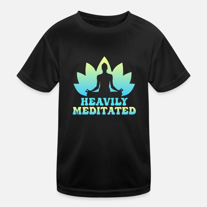 Heavily Meditated Yoga Class Instructor Kinder Funktions-T-Shirt