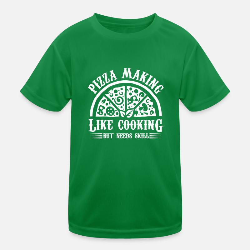 faire de la pizza aime cuisiner mais nécessite des compétences Conception T-shirt sport Enfant
