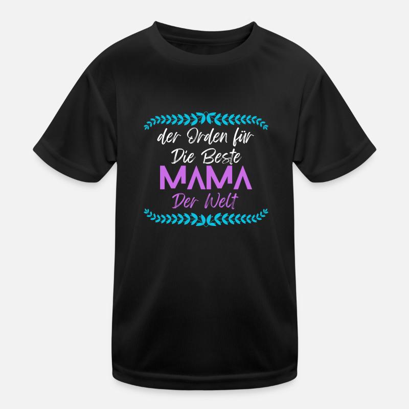 Liebevolles Mutter Kind Shirt Muttertag Geschenk Kinder Funktions-T-Shirt