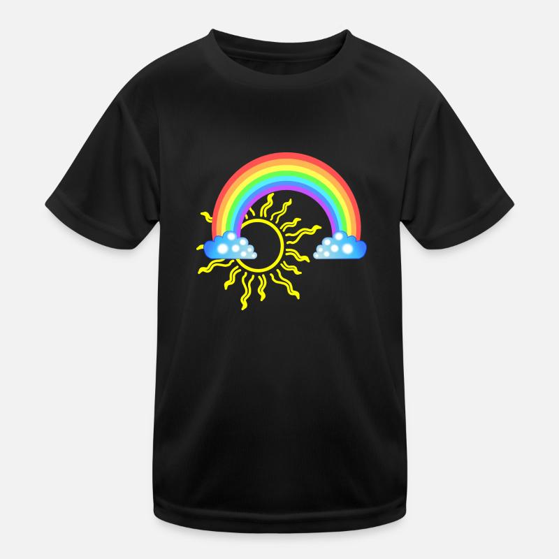 Arc-en-ciel T-shirt sport Enfant