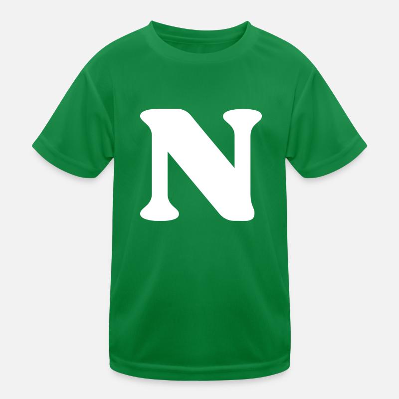 Lettre n T-shirt sport Enfant