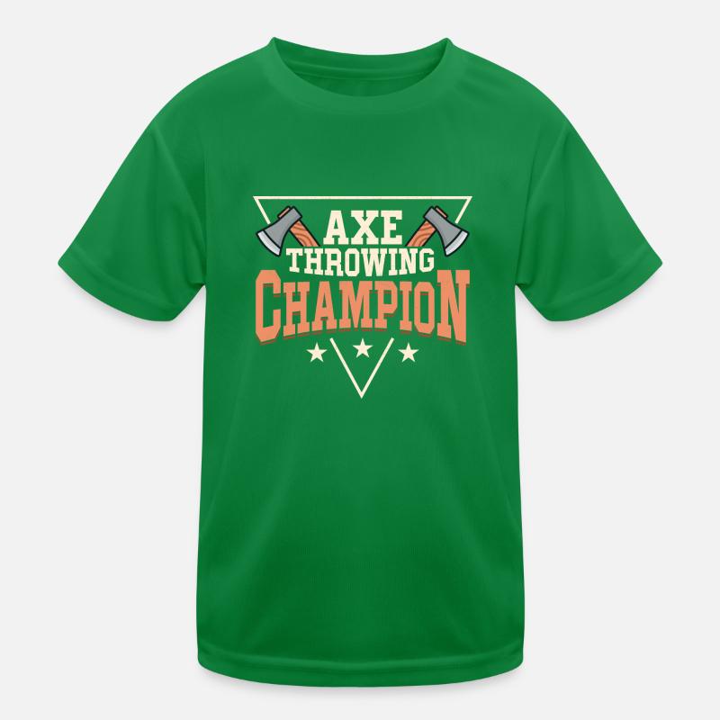 Axe Throwing Champion Thrower Hatchet Ax Kinder Funktions-T-Shirt