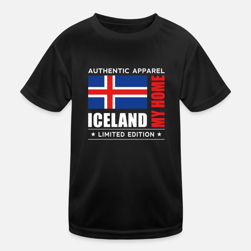 Iceland Kids Functional T-Shirt