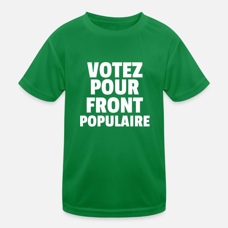 Front populaire - élections législatives 2024 T-shirt sport Enfant