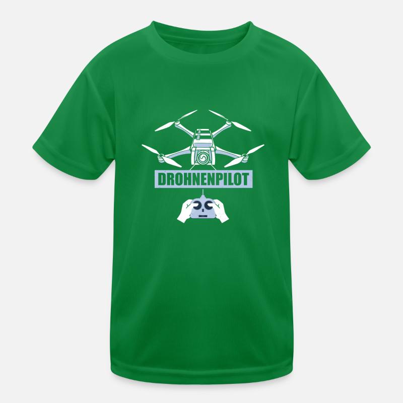 Pilote de drone Quadricoptère Drone RC T-shirt sport Enfant
