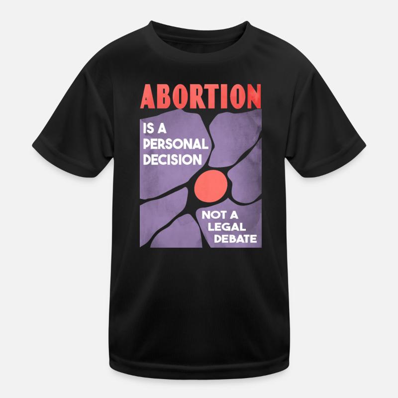 Pro Choice Poster - 60s Vintage Graphic Kids Functional T-Shirt