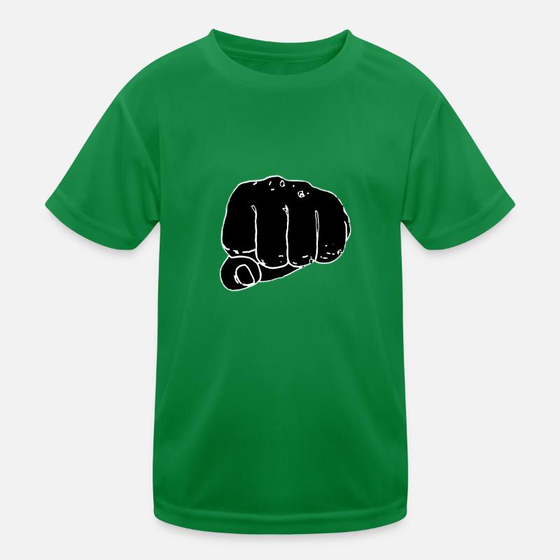 Faust schwarz Kinder Funktions-T-Shirt