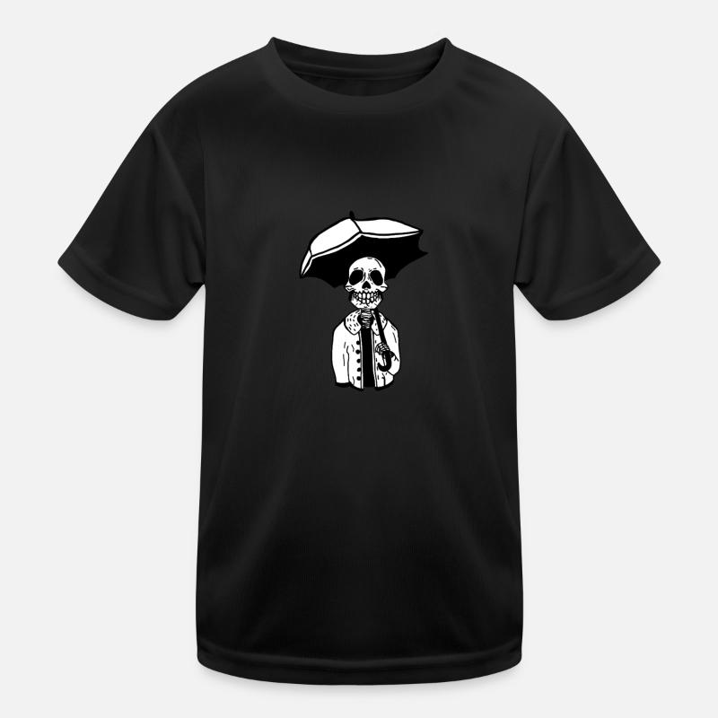 Skull - Kids Functional T-Shirt - black