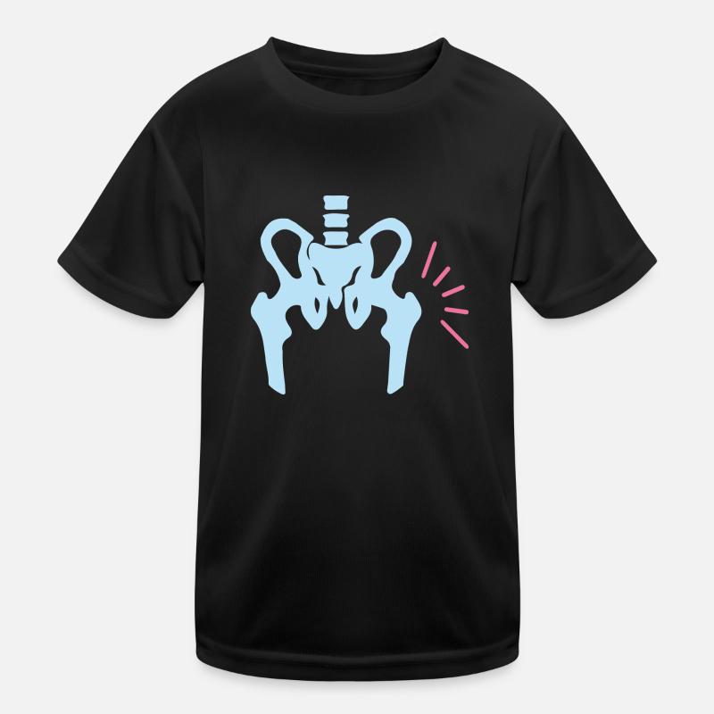 Hüftschmerz Kinder Funktions-T-Shirt