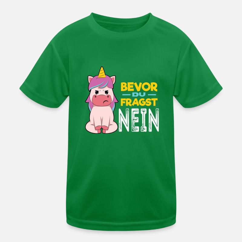 Avant de demander Licorne T-shirt sport Enfant