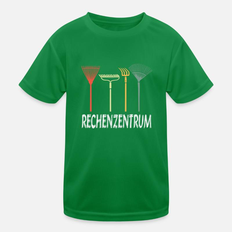 Rechenzentrum Gärtner Nerd Computer Spruch Garten Kinder Funktions-T-Shirt