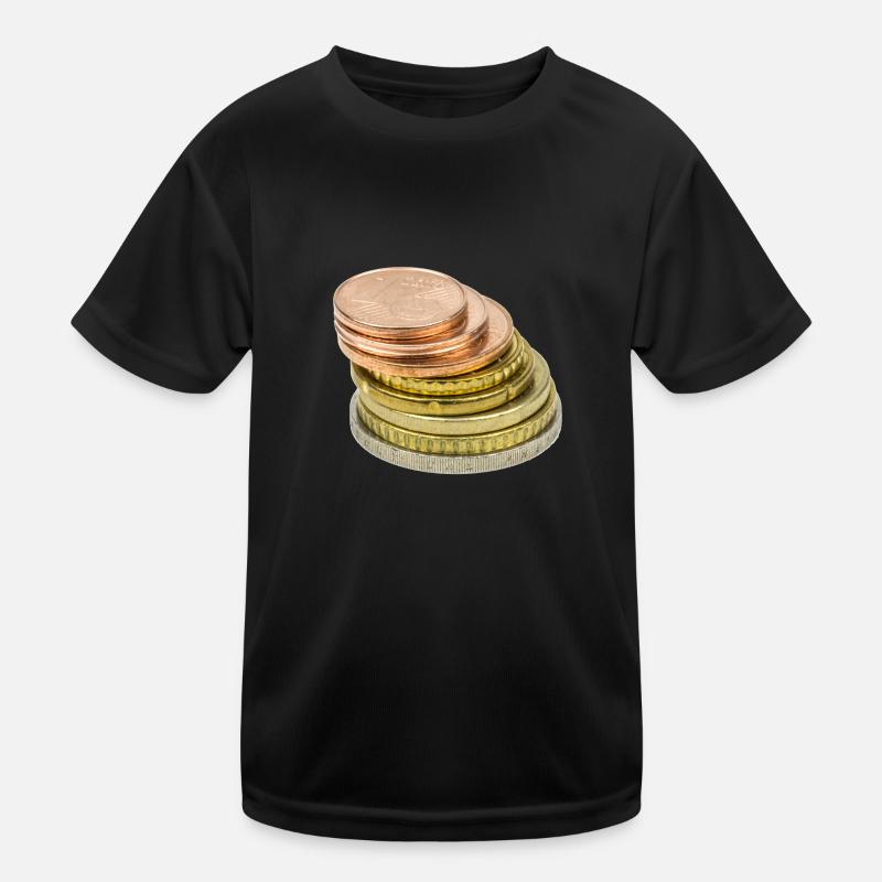 euro cent Kinder Funktions-T-Shirt