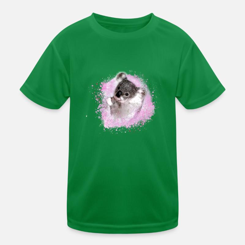 koala, rose, graffiti, peinture, ours koala, rose T-shirt sport Enfant