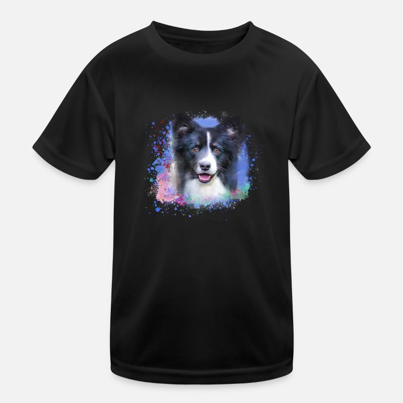 hund,spitz, malerei, graffiti, zwergspitz Kinder Funktions-T-Shirt
