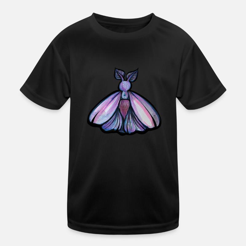 Purple Moth Kids Functional T-Shirt