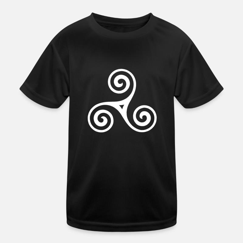 Celtic symbol - Kids Functional T-Shirt - black