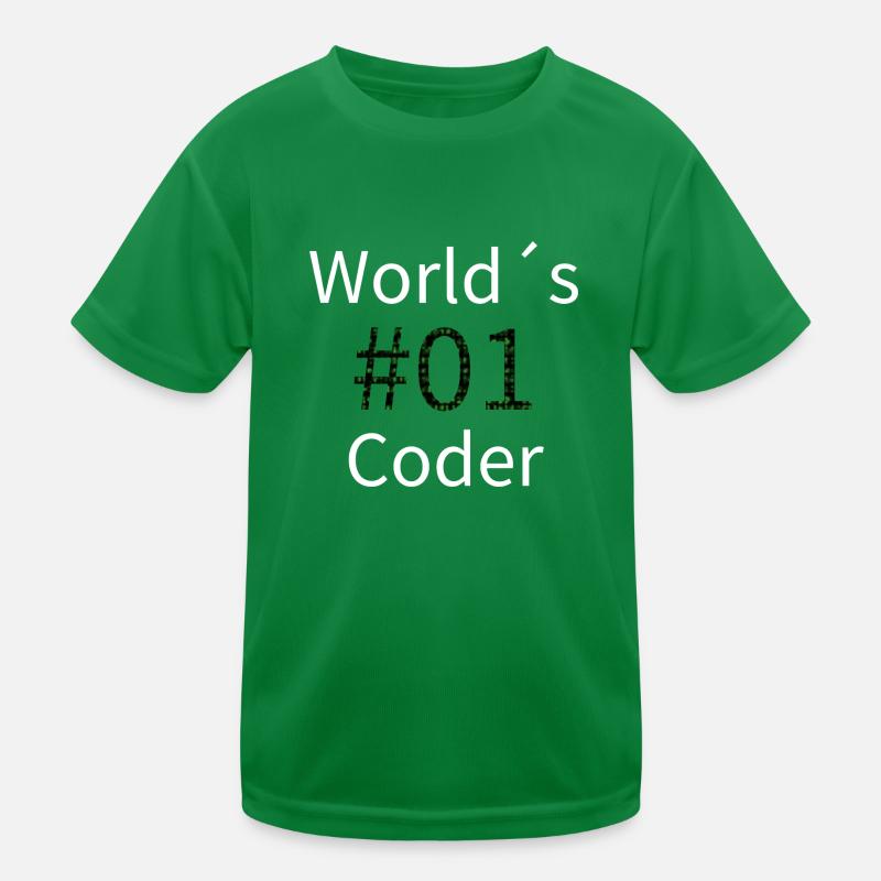 Worlds 01 Coder Kids Functional T-Shirt
