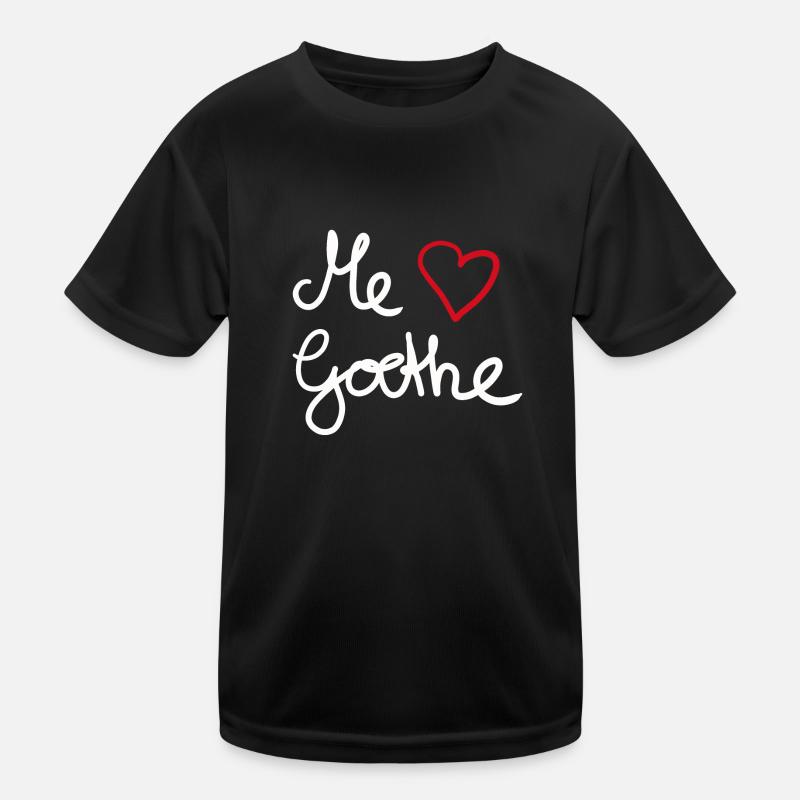 Ich liebe Goethe Kinder Funktions-T-Shirt