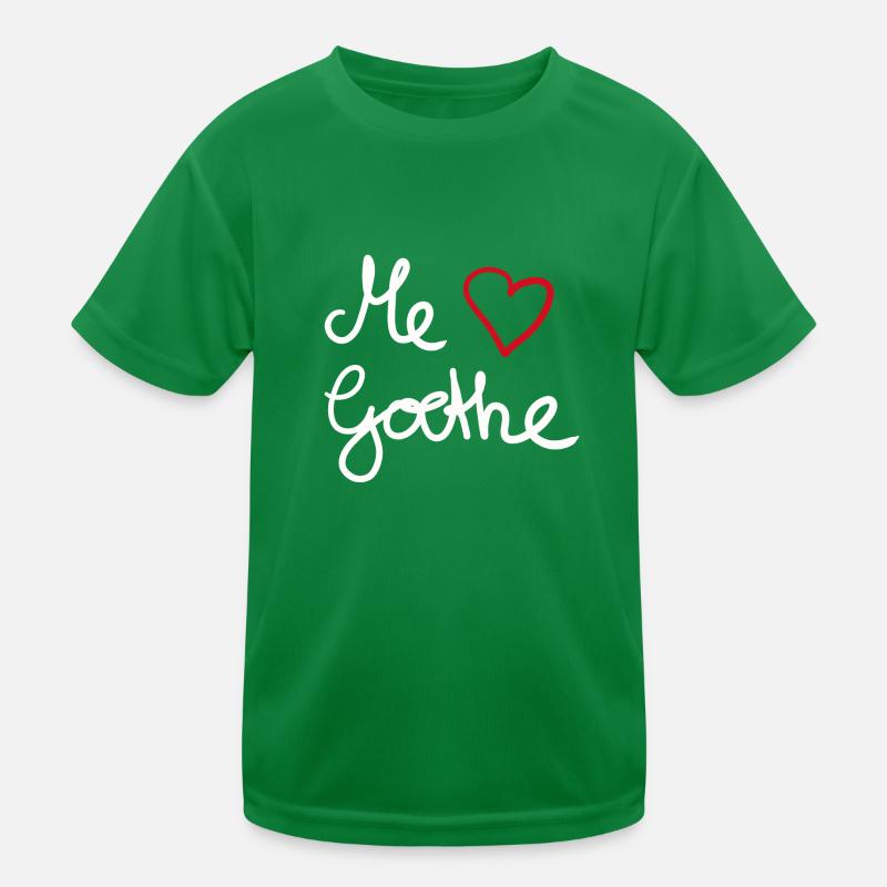 I love Goethe Kids Functional T-Shirt